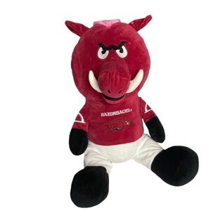 Arkansas Razorbacks Mascot Plush FOCO NCAA Collegiate Red Boar 19 Inch